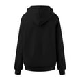 thumbnail image 5 of larppty Hoodies for Women, Fall Pullover Sweatshirt, Oversized Lightweight Sweatshirts (Black, XS), 5 of 6