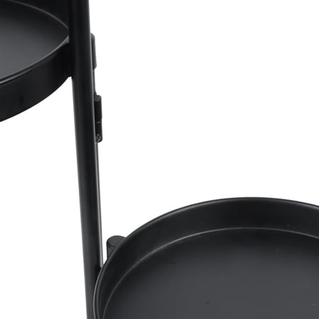 MAINSTAYS BLACK METAL 3 TIER PLANT STAND
