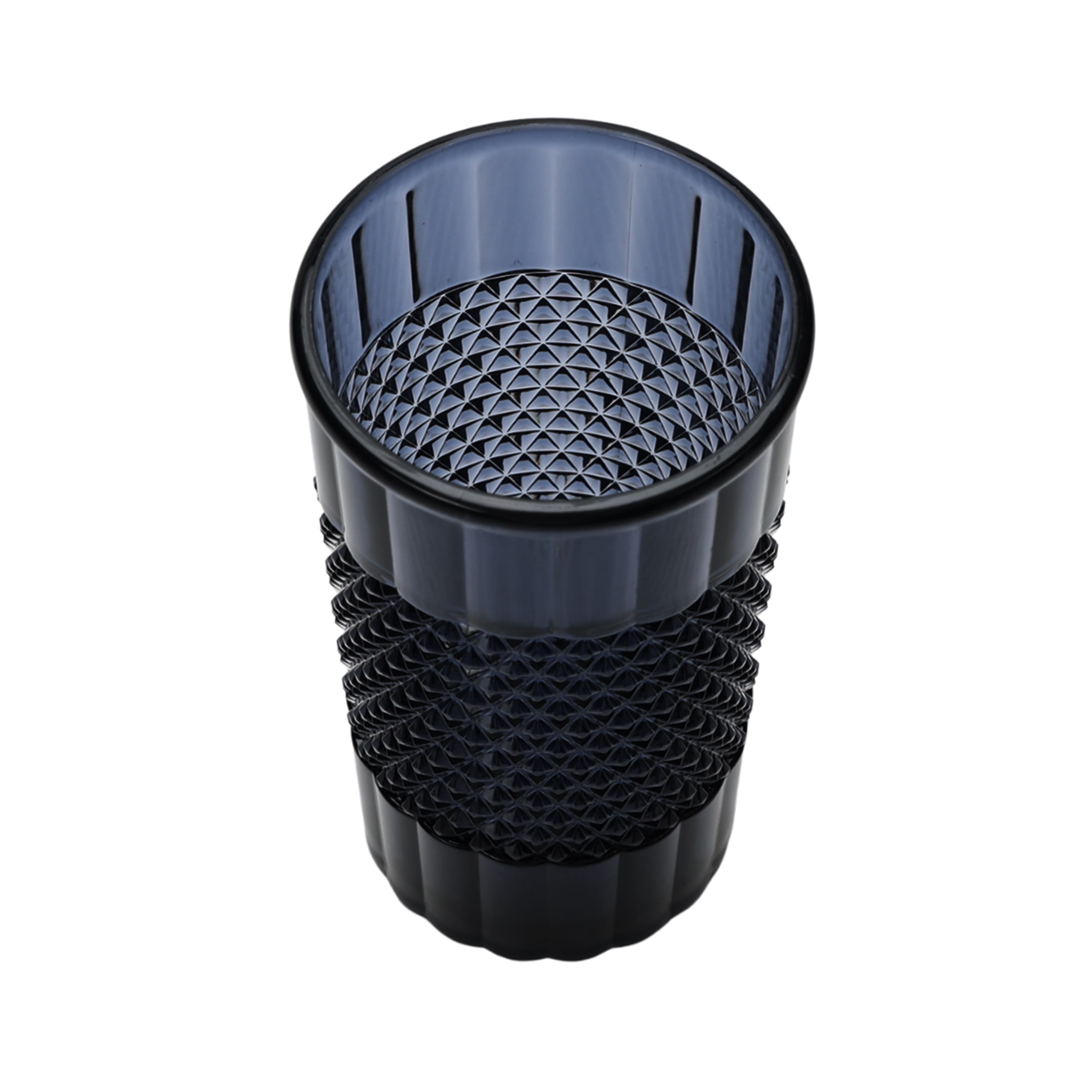 Mainstays 20 oz Tall Acrylic Diamond Texture Tumbler, Blue