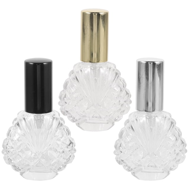 MasteelfCA 3Pcs Empty Perfume Bottles Exquisite Fragrance Storage Bottle Travel Perfume Bottles