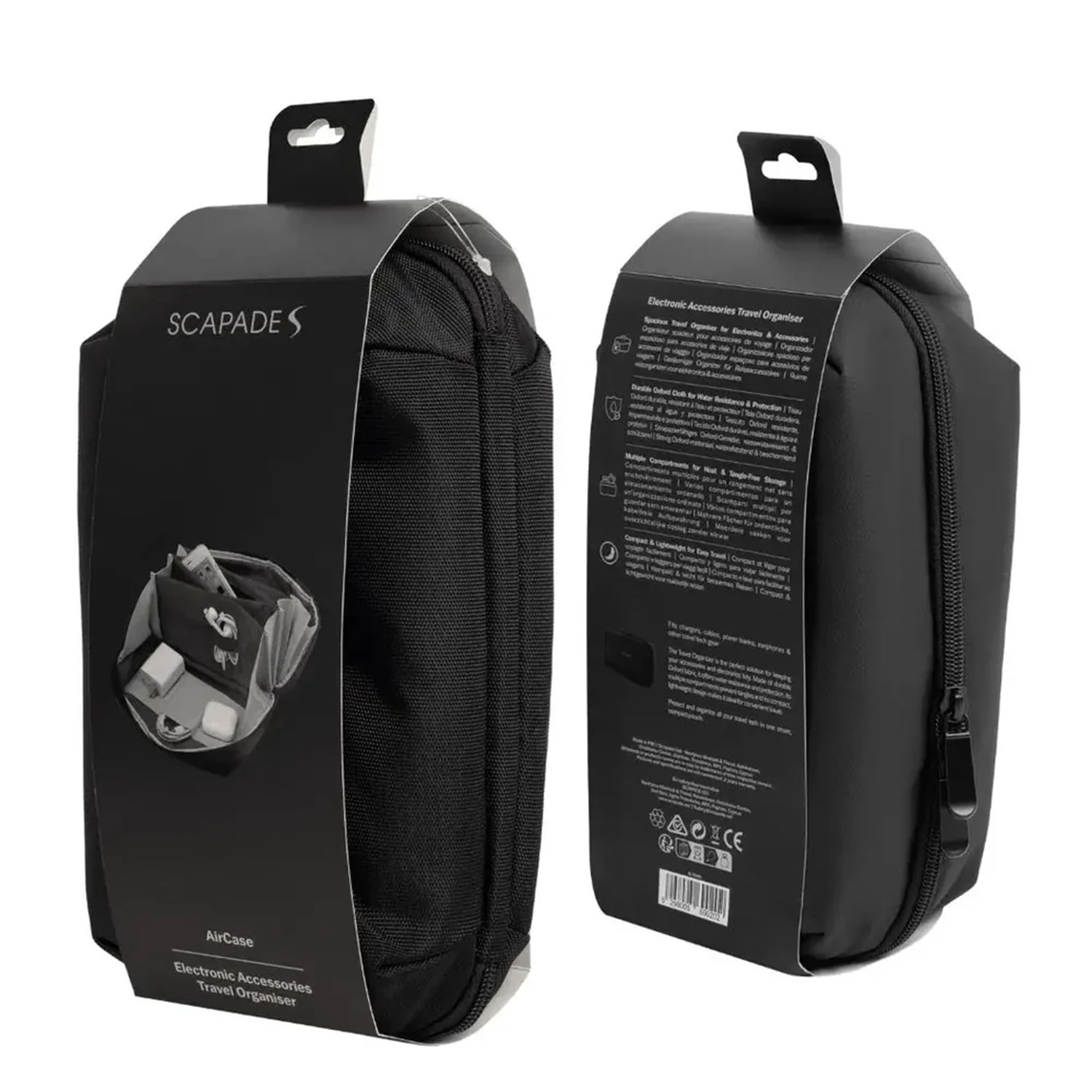 Scapade AirCase 9-Compartment Tech Travel Organizer, S-TORG