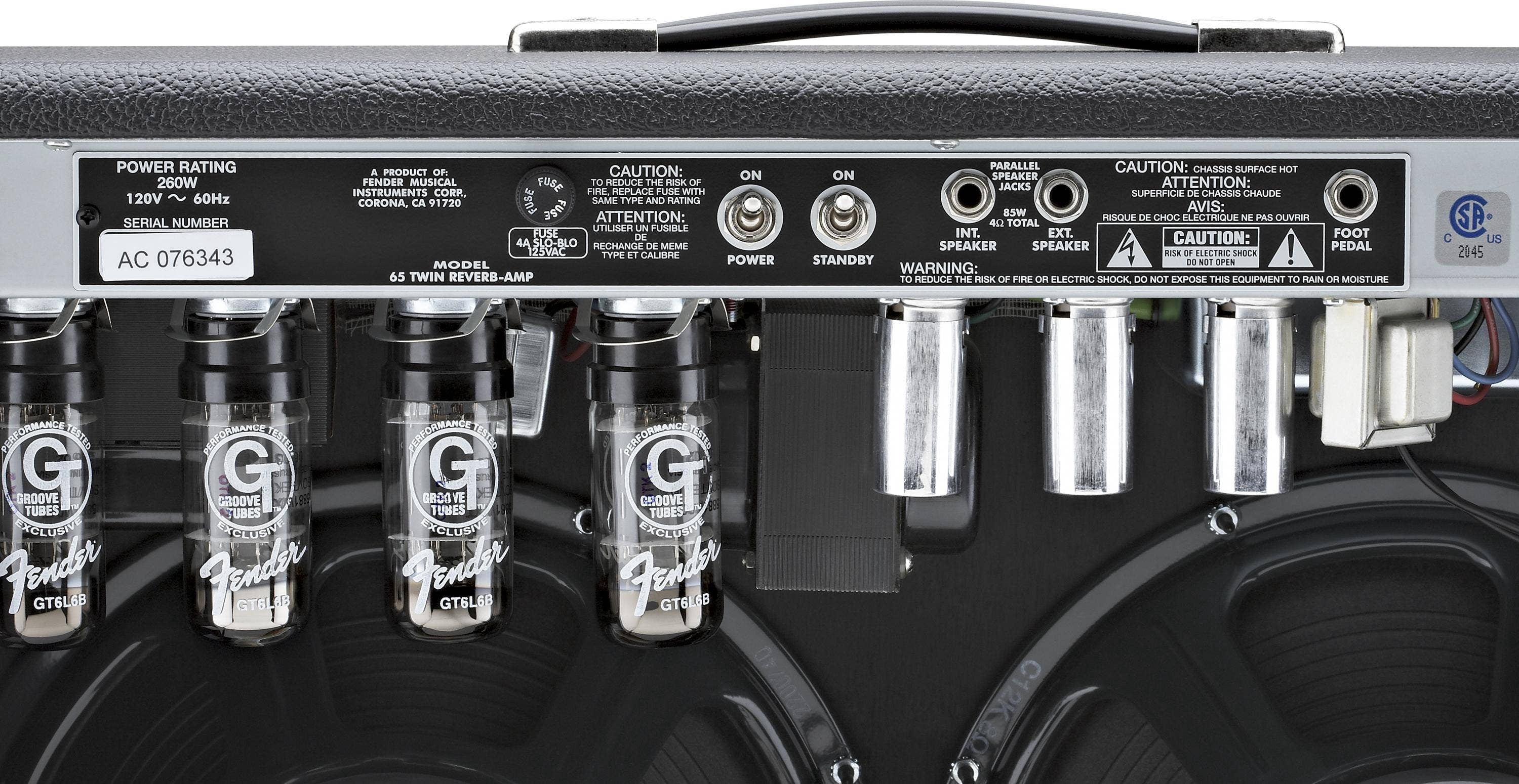 65 Twin Reverb Guitar Combo Amp