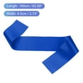 thumbnail image 2 of Uxcell Blank Satin Sash, 2Pcs Blank Sash Plain Satin Sashes DIY Sash Accessory, Blue, 2 of 6