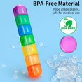 thumbnail image 5 of Woeilo Weekly Pill Organizer, Extra Ldetachable Pill Box,S, 5 of 5