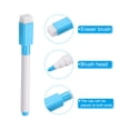 thumbnail image 4 of Dry Erase Marker Pens, 100 Pack Light Blue Ink Fine Point Low Odor Whiteboard with Eraser Cap, White Pen Rod, 4 of 7