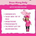 thumbnail image 3 of Cheerleader Doll Outfit for 18" Dolls - 4 Piece Cheerleading Costume Clothes Include Poms Poms, Uniform, Socks, & Cheer Shoes - School Sports Cheerleading, 3 of 5