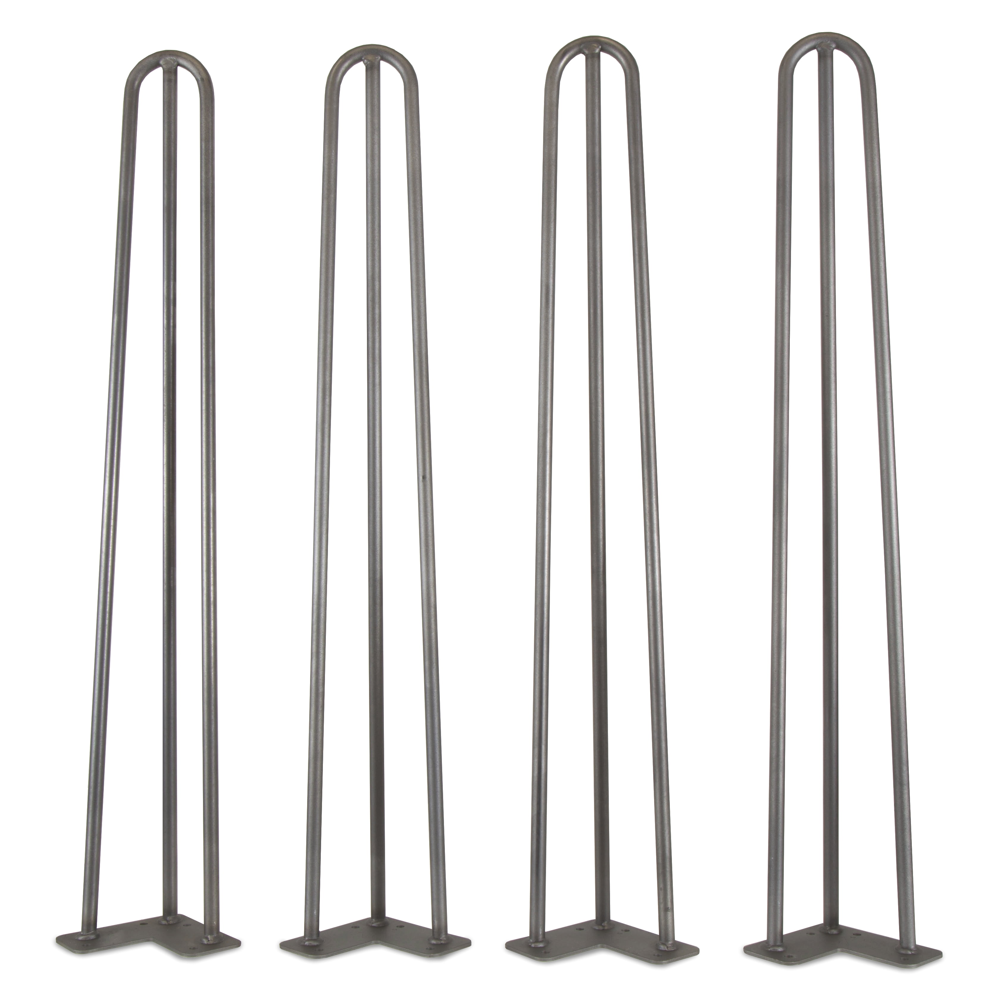 Bonus Rubber Floor Protectors by INTERESTHING Home Mid-Century Modern Legs for Dining and End Tables 28 Inch Hairpin Legs 4 Easy to Install Metal Legs for Furniture Chairs Home DIY Projects