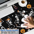 thumbnail image 2 of Long Mouse Pads for Desk,Black Halloween Dancing Skeletons Desk Mats on Top Of Desks, Desk Mouse Pad Extra Large with 3mm Non-Slip Base and Stitched Edge for Gaming,Office,Work,Home 47.3"x23.6", 2 of 6