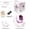 Light pink white, variant on Electric Bead Spinner Kit, DIY Clay Seed Bead Stringing Machine with Needles, 3 Color Options for Jewelry Making