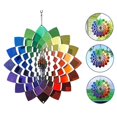 thumbnail image 5 of Wind Spinners Outdoor Stainless Steel Wind Spinners Colorul Wind Chime Ornaments Garden Hanging Decoration, 5 of 5