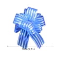 thumbnail image 4 of Yuarrent Tire de la cinta de lazos para envolver regalos, adornos de boda, suministros para fiestas, regalos multicolores, cestas, regalo de Navidad para Kits de decoración para fiestas Azul claro Yuarrent HA060778-06, 4 of 6