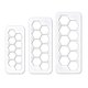 thumbnail image 1 of Plantillas decorativas para tartas de estilo bohemio, 3 piezas, moldes para tamizar azúcar en polvo, moldes para impresión de fondant, plantilla para decorar bordes de tartas de boda, 1 of 8