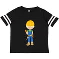 thumbnail image 3 of Inktastic Construction Worker, Blond Hair, Cute Boy, Hammer Boys Toddler T-Shirt, 3 of 5