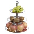 thumbnail image 1 of Cupcake Ou Support à Fruits en Acier Inoxydable à 3 Niveaux, 1 of 1