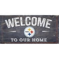 thumbnail image 1 of Pittsburgh Steelers Welcome Distressed 6 x 12, 1 of 1