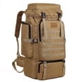 thumbnail image 4 of Sac à Dos de Randonnée Grande Capacité Sac à Dos de Camping Sac à Dos en Toile Sac à Dos de Randonnée, 4 of 7