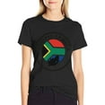 thumbnail image 3 of T-shirt South Africa Flag  Soft Cotton Adult Heat-Transfer Graphic T-Shirt - 180g Breathable Fabric, Unisex Summer Casual Wear with Durable Heat-Printed Design, 3 of 9