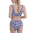 thumbnail image 5 of High Waisted Bikini Sets For Women, Blueberry Print Funny Swimsuits Tummy Control, Two Pieces Bathing Suit, 5 of 8