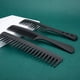 thumbnail image 3 of Juego de peine para desenredar el cabello con dientes anchos de 3 piezas, negro, 3 of 5