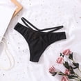 thumbnail image 2 of Underwear Women's Ice Silk Sexy Hollow Seamless Thin Belt Low Waisted Thong For Girls, 2 of 2