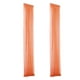 thumbnail image 2 of Coloridas cortinas de gasa para puertas y ventanas | Pack de 2 Cortinas Voile Transparentes | Paneles modernos de cizalladura blanda 200cm x 80cm | Filtrado de la luz solar | Lavable | Decoración, 2 of 2