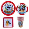 Etereauty Animal Plates Cups Party Napkins Plate Cocktail Birthday Supplies Animals Jungle Lunch Dessert Appetizer Cake Disposable