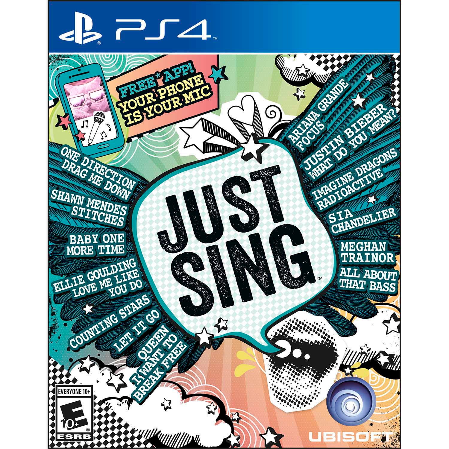 Just Sing Ubisoft Playstation 4 Walmart Com Walmart Com