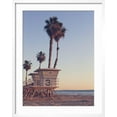 thumbnail image 2 of Art.com Vintage California Life Guard Station - California Beach with Life Guard Photographic Print by DCornelius, White Frame Wall Art, 23" x 29", 2 of 5