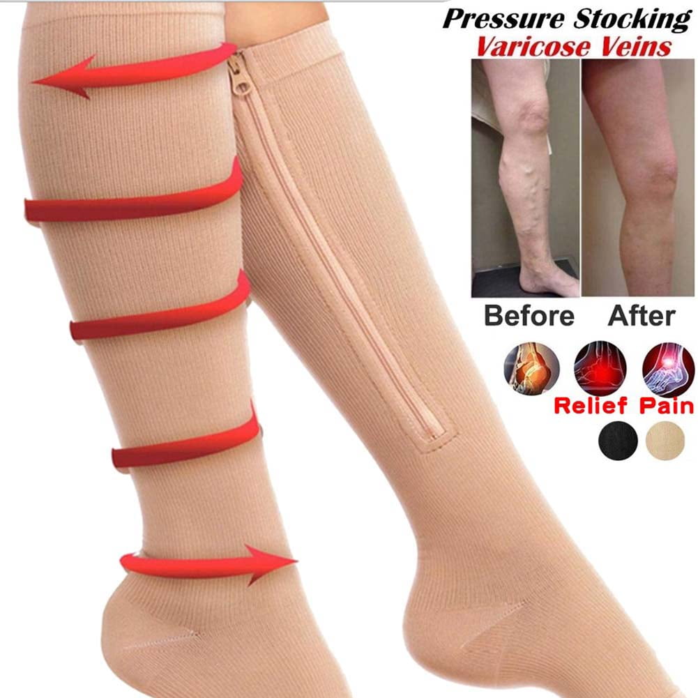 Zipper Compression Zipper Compression Socks With Leg Support And Open Toe  From Roc8905, $3.66