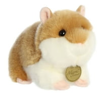 Aurora - Small Brown Miyoni - 7" Hamster - Realistic Stuffed Animal