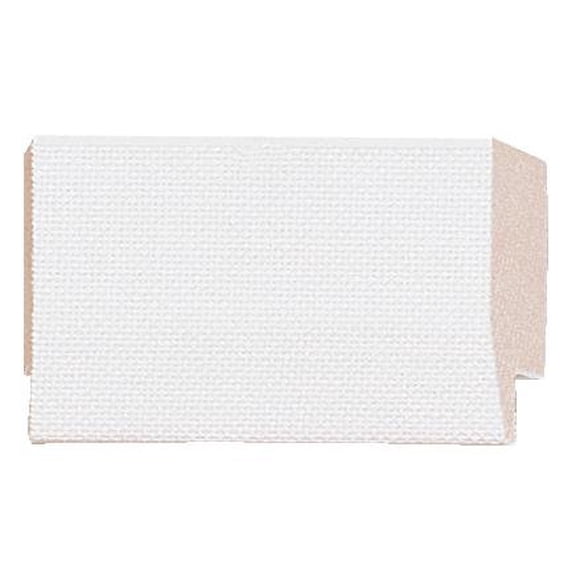 Picture Linen Liner (Wood) 18Ft Bundle - White - 1.25" Width - 5/16" Rabbet Depth