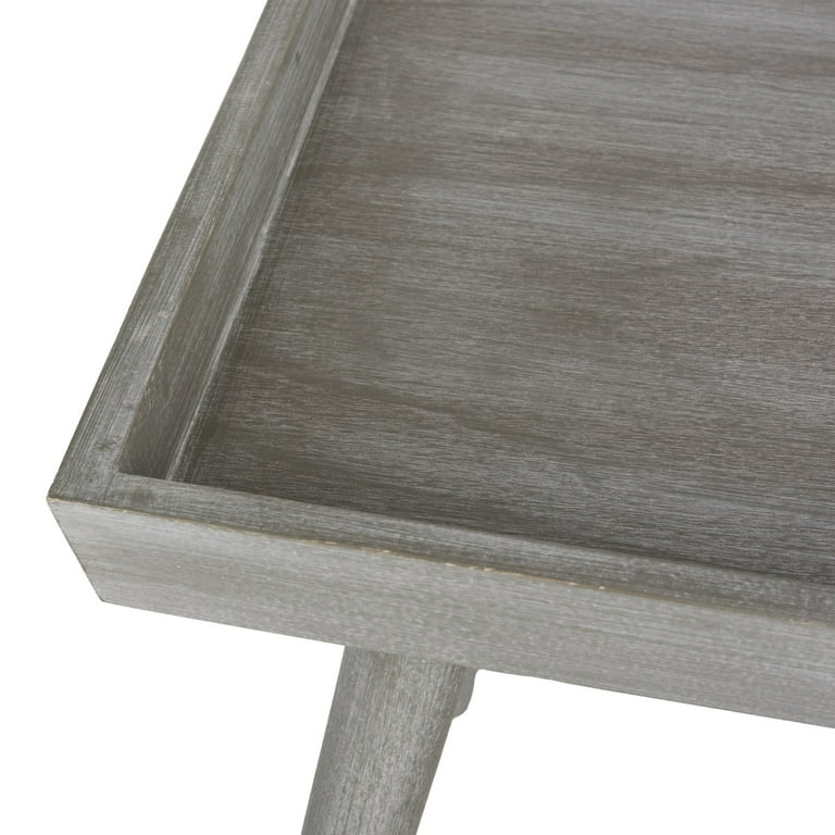 Safavieh Nonie Modern Accent Table - Slate Grey, Pine Wood, 25.3 Inches Height