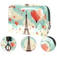 thumbnail image 2 of PVC Waterproof Cosmetic Makeup Case Travel Organizer Bag for Women Small with Zipper, Lightweight, Large Capacity, Printed Design - Suitable for Ladies and Girls on the Go, 2 of 6