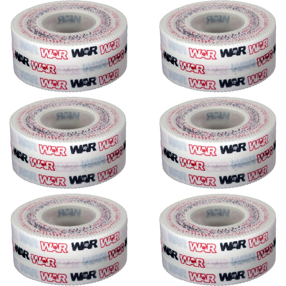 WAR Tape 0.5" EZ Rip Athletic Tape for Boxing, MMA, Muay Thai 6 Pack