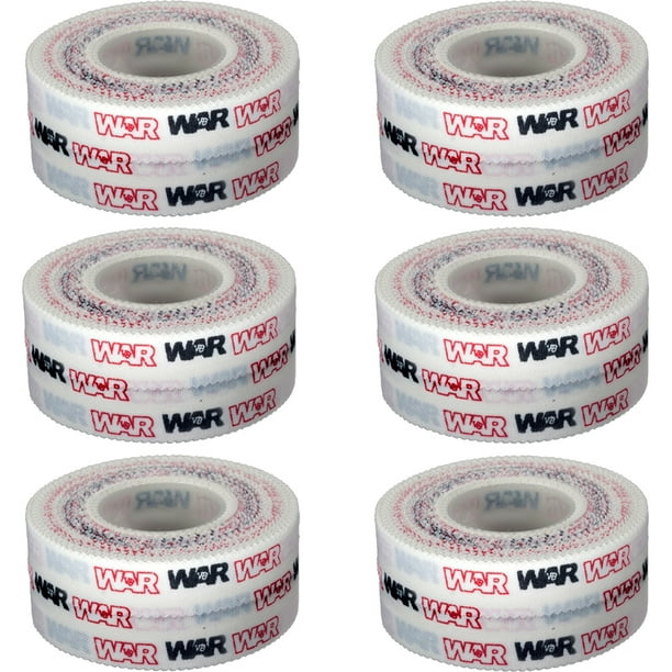 WAR Tape 0.5" EZ Rip Athletic Tape for Boxing, MMA, Muay Thai 6 Pack