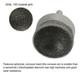 thumbnail image 3 of Unique Bargains 40mm 100 Grits Diamond Mounted Point Spherical Concave Head Bead Grinding Bit, 3 of 5