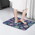 thumbnail image 4 of Pioneer Flower Floral Print Flannel Non Slip Door Rugs,Washable Door Mats Indoor,Decorative Door Mats,Dirt-Resistant and Absorbent Doormat for Entrance,Bedroom,Kitchen,Bathroom,23.5"x16", 4 of 5