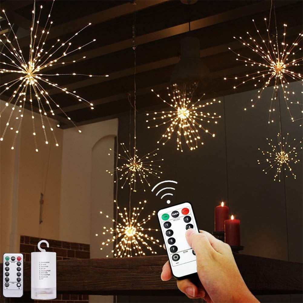 Copper Wire Firework Led Wire Light Fairy Light Decoration Lamp With 8