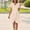 12#Khaki, variant on Women's Midi Dress V-Neck Short Ruffle Sleeve Wrap Waist Solid Color Ruffle Fit and Flare Wedding Guest Multi-Layered Hem V-Neck Lace Up Peplum Dresses