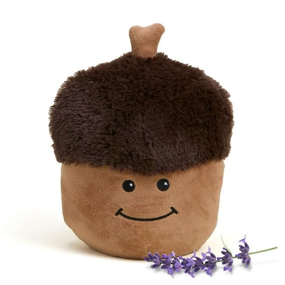 Juguete de peluche terapéutico Warmies Acorn, 33 cm, con peso calefactado
