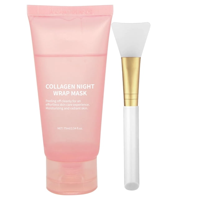 Mascarilla facial Fitbuter 2025 Collagen Overnight 75 ml con cepillo