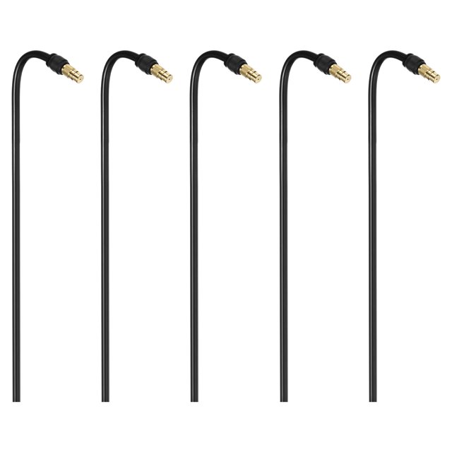 Uxcell 5-Set Boquillas de Nebulización de Latón Tee, Pulverizador de Cobre Ajustable de 16 pulgadas/40 cm con Goteros Flexibles de 360 Grados