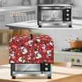 thumbnail image 3 of TSOVTHRID Snowman Snowflake Star Print Microwave Oven Dust Cover Dust-Proof Sturdy Microwave Oven Cloth Cover Small Appliance Protector for Kitchen Christmas Decor, 18.25"W x 14.5"D x 11"H, S, 3 of 7