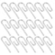 thumbnail image 4 of Juego de 50 ganchos metálicos resistentes para cortinas, con pinzas, ideales para dormitorio, sala de estar, oficina y baño., 4 of 7