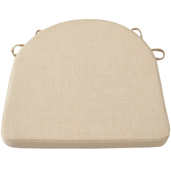 BH-JJSMGS Chair Cushions for Dining Chairs, 1.5 Inch Thick Memory Foam Kitchen Chair Pads, 16.5" × 16.2" Large Non-Slip Seat Cushion with Ties and Removable Cover
