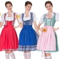 thumbnail image 3 of Disfraz de Oktoberfest para mujer, vestido tirolés alemán, disfraz, fiesta de carnaval bávaro, 3 of 5