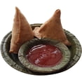 thumbnail image 4 of Palash-Sal leaf Single use Plate | Natural, biodegradable, backyard compostable, USDA Certified | Party, Festival, wedding, BBQ Disposable supply | 6" Round Plate + Spoon | Pack of 100, 4 of 5