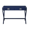 thumbnail image 2 of ACME Amenia Writing Desk in Navy Blue, 2 of 3