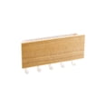 thumbnail image 1 of Wosthever Soporte de estante para llaves de pared para doméstico, bolsa decorativa para interiores, colgador de almacenamiento para abrigos y Decoración del hogar Blanco Wosthever HA067198-01, 1 of 6