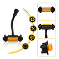 thumbnail image 4 of Kits 6 Luces De Parrilla Led  Bloosom Ámbar Para Coche,luz De Rejilla Negro, 4 of 5
